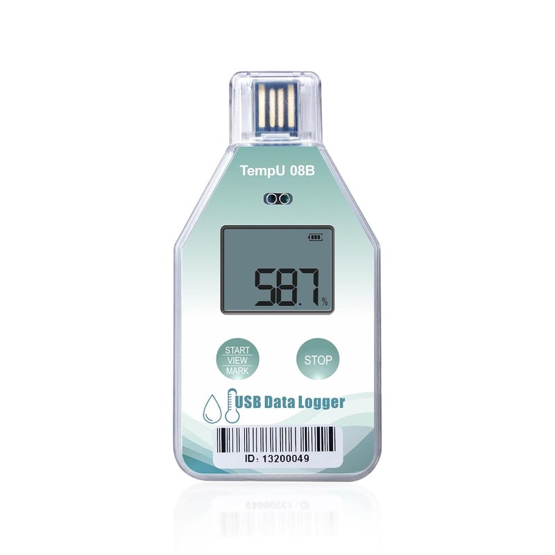 T-ZONE Digital Temperature and Humidity Data Logger USB Disposable Temp Recorder 5 Packs with FDA Standards for Medical Refrigerator, Freezer Thermometer Recording with Auto PDF/CSV Report 220 Days - Image 1